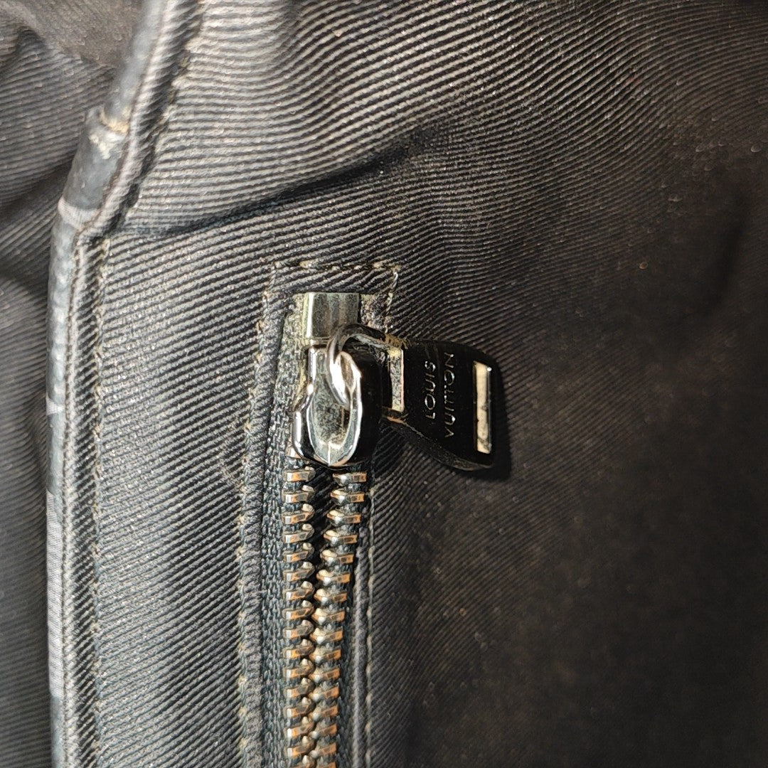 VOYAGER PM Monogram Coated Canvas Black