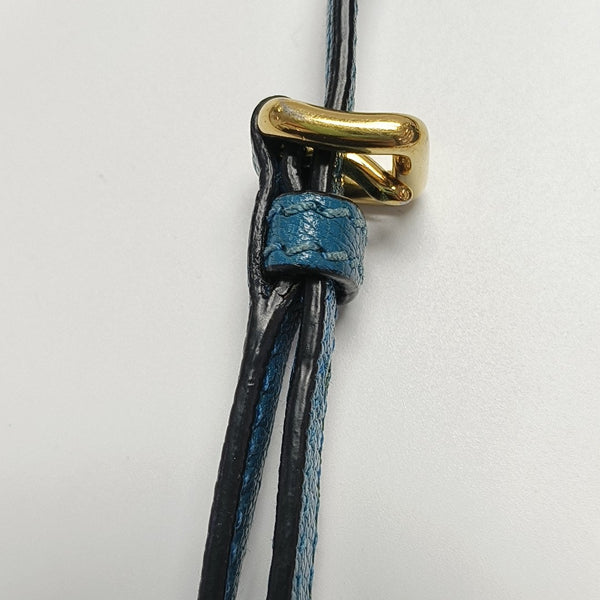 Calfskin Shoulder Bag Blue