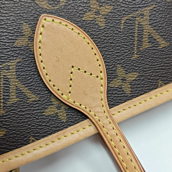 NEVERFULL BB Monogram Coated Canvas Brown