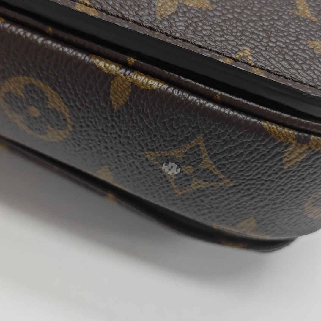 MÉTIS MM Monogram Coated Canvas Brown