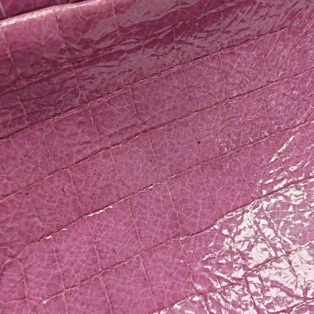 Calfskin Shoulder Bag Purple