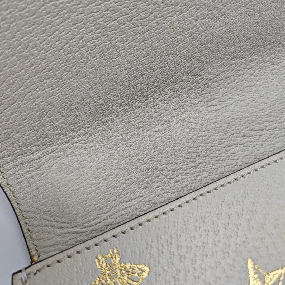 Sylvie Small Calfskin White