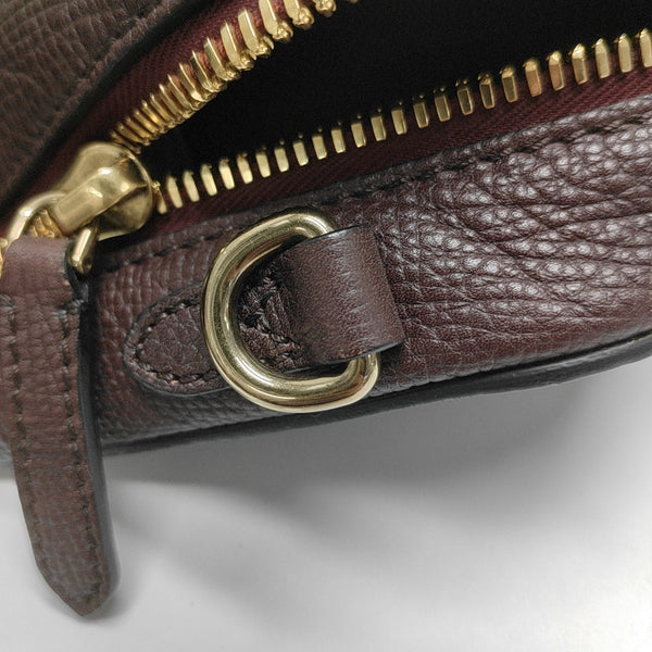 Calfskin Top Handle Bag Purple