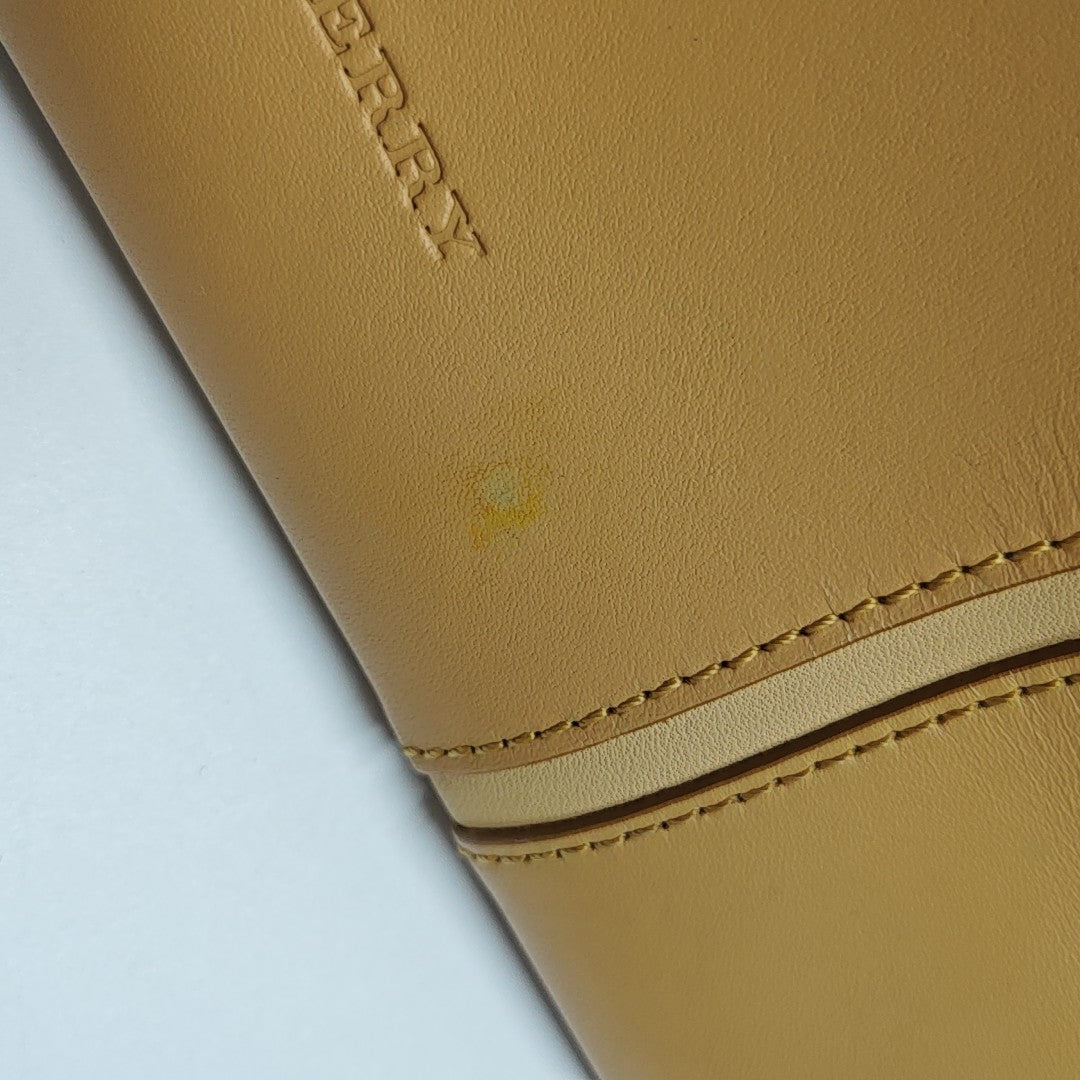 Calfskin Top Handle Bag Brown