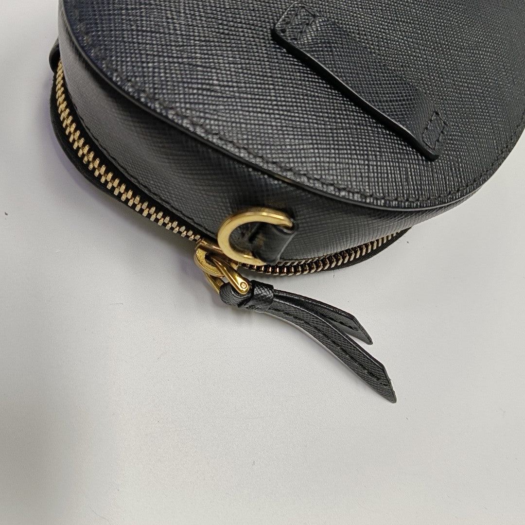 Calfskin Shoulder Bag Black
