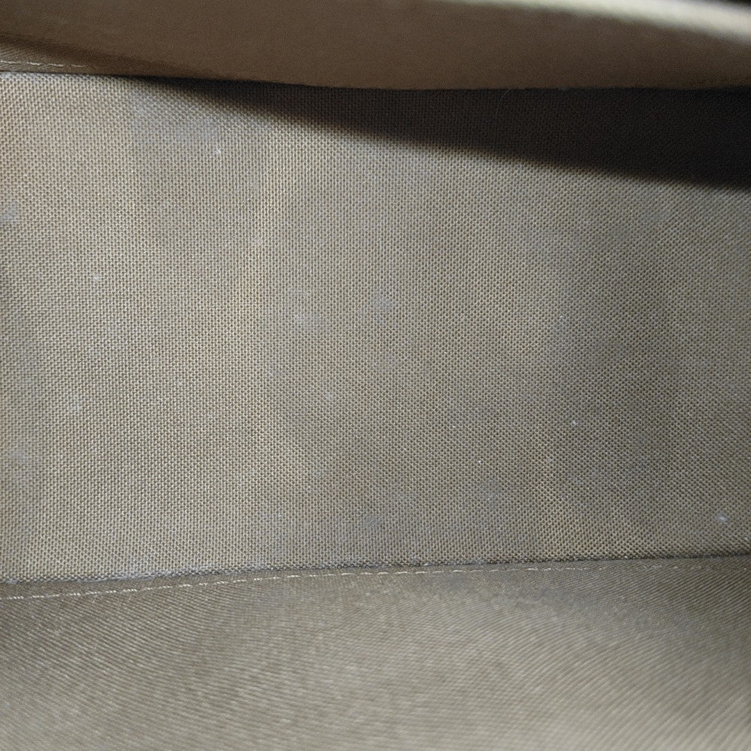 ALMA BB Monogram Coated Canvas Brown