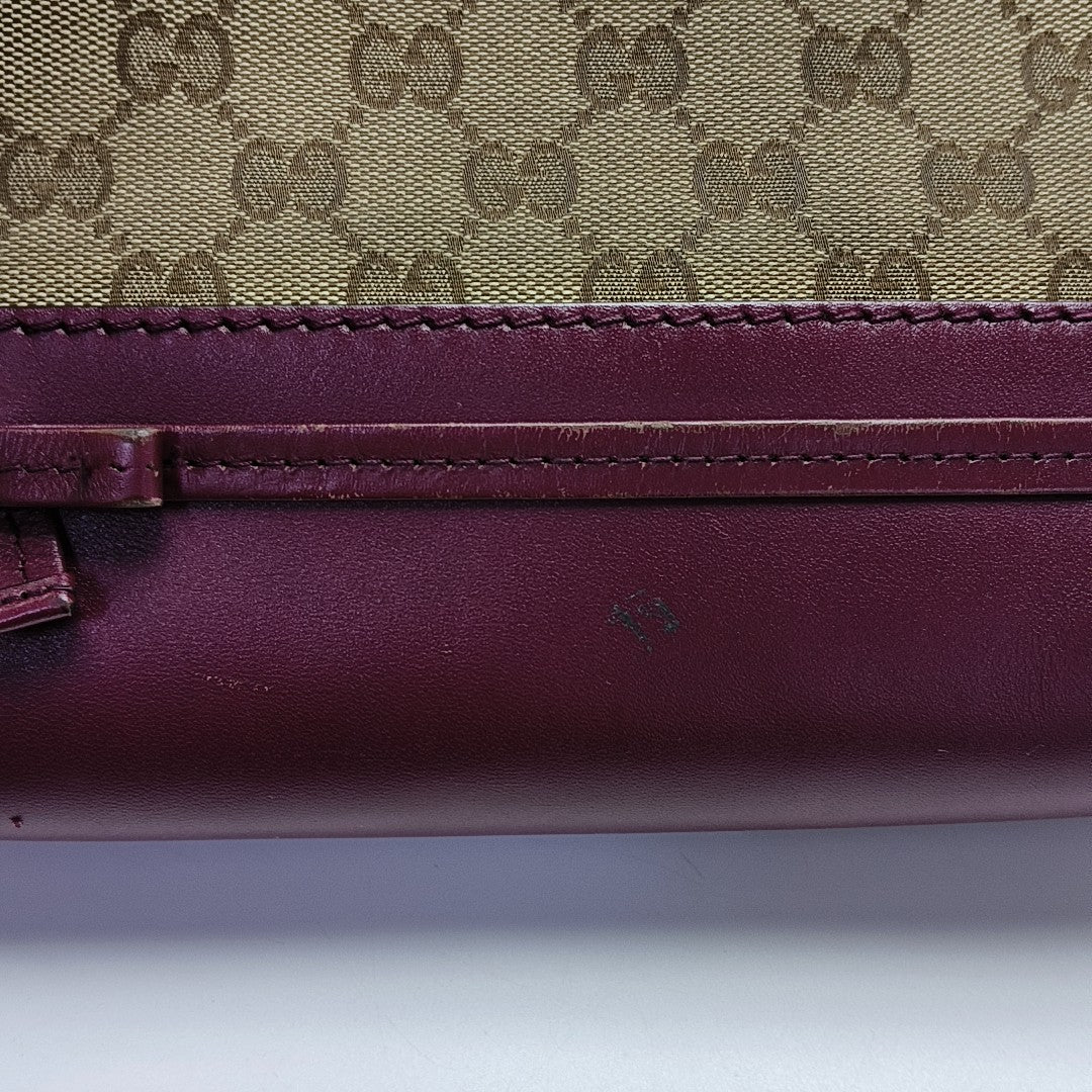 Monogram Canvas Tote Bag Brown