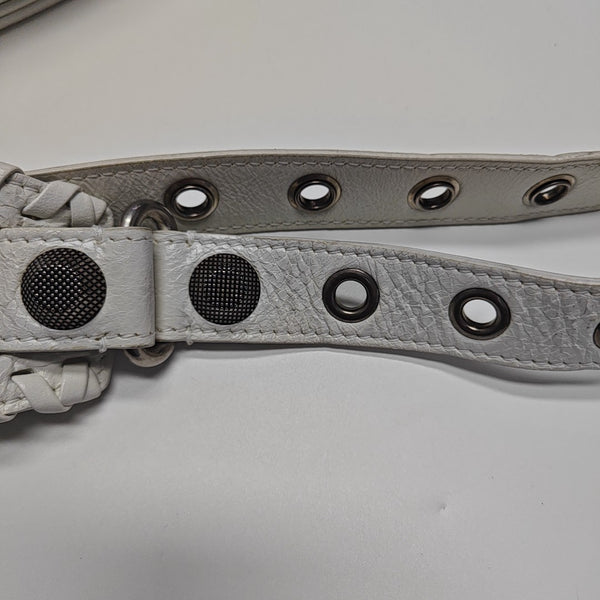Le Cagole Small Lambskin White