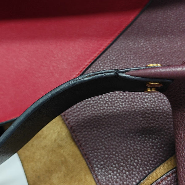 Calfskin Shoulder Bag Red