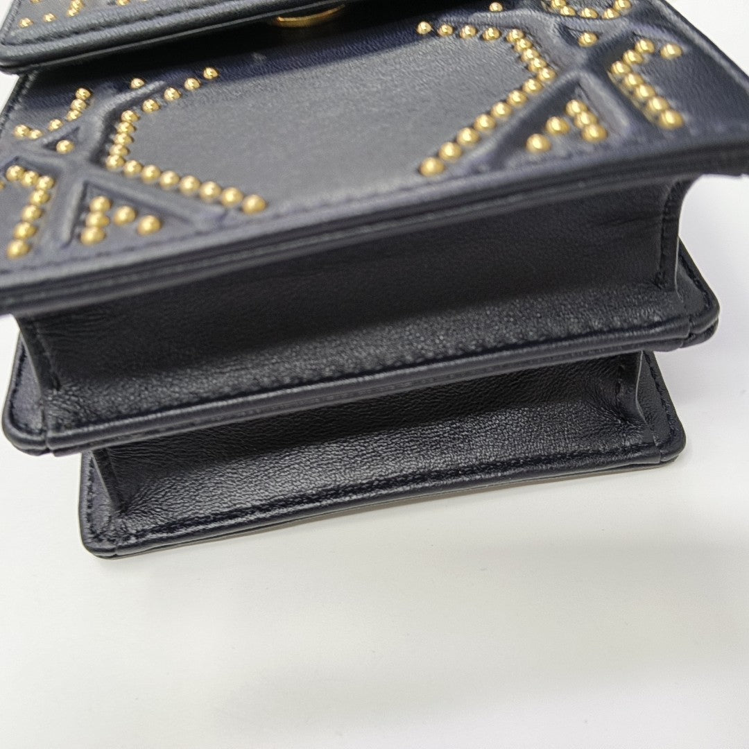 Diorama Cannage Lambskin Black