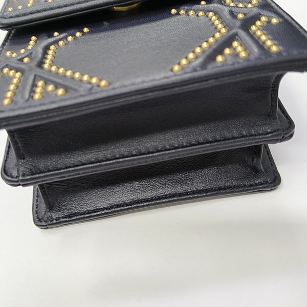Diorama Cannage Lambskin Black