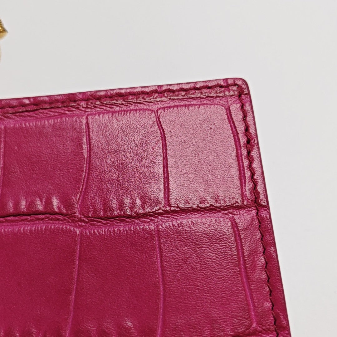 Calfskin Clutch Red