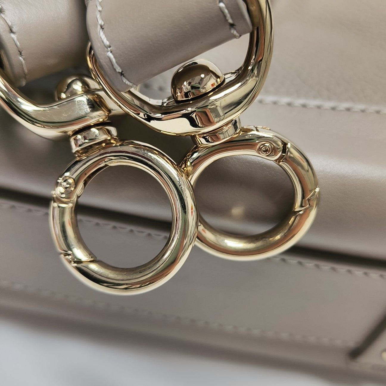 Tess Mini Calfskin Gray