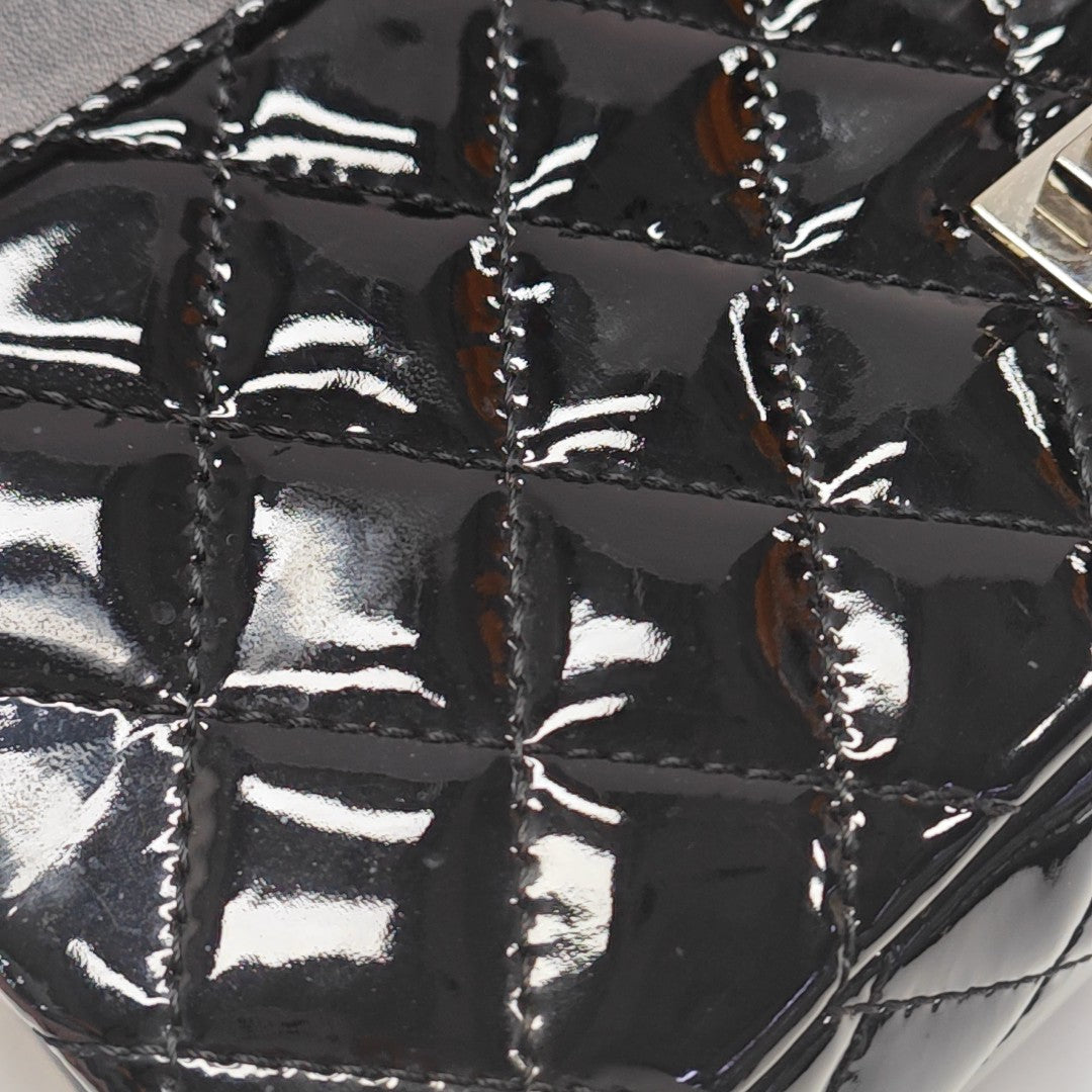 2.55 227 (jumbo) Quilted Calfskin Black