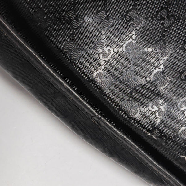 GG Imprime Monogram Coated Canvas Black