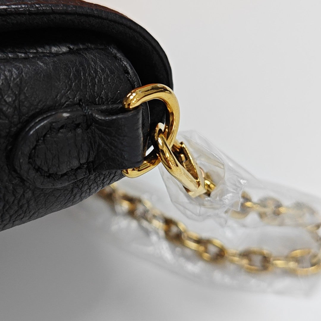 IVY Monogram Calfskin Black
