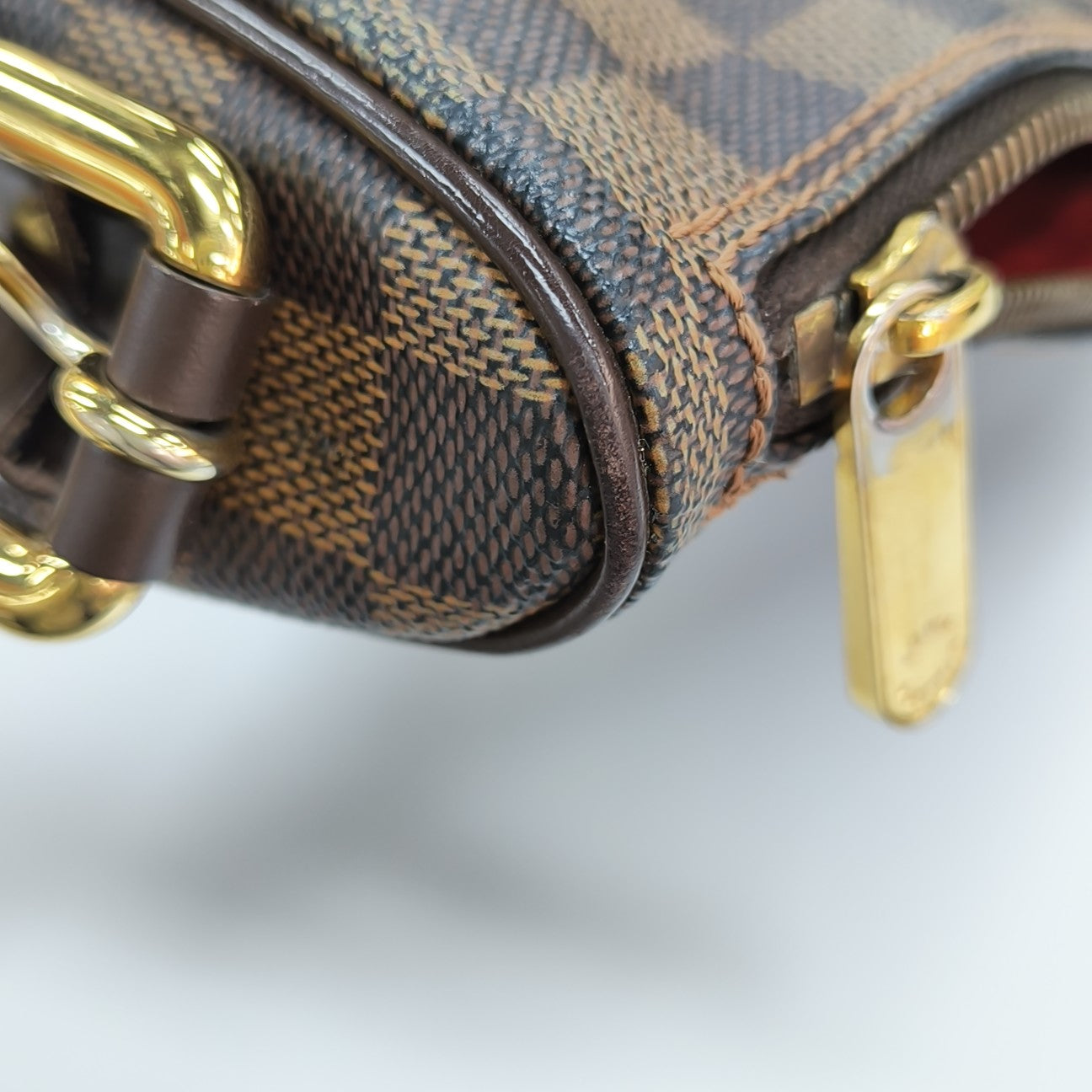 RAVELLO GM Damier Ebene Coated Canvas Brown