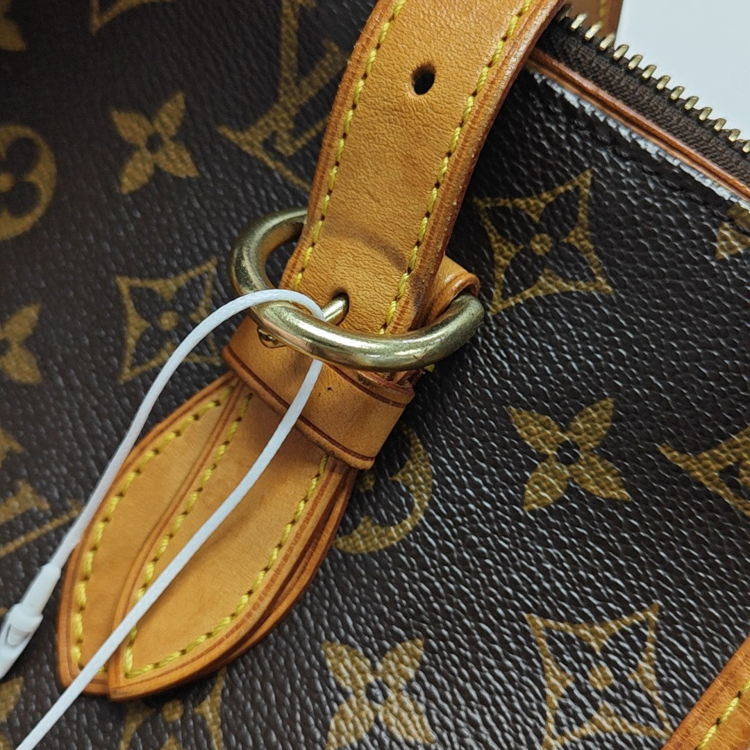 POPINCOURT Monogram Coated Canvas Brown