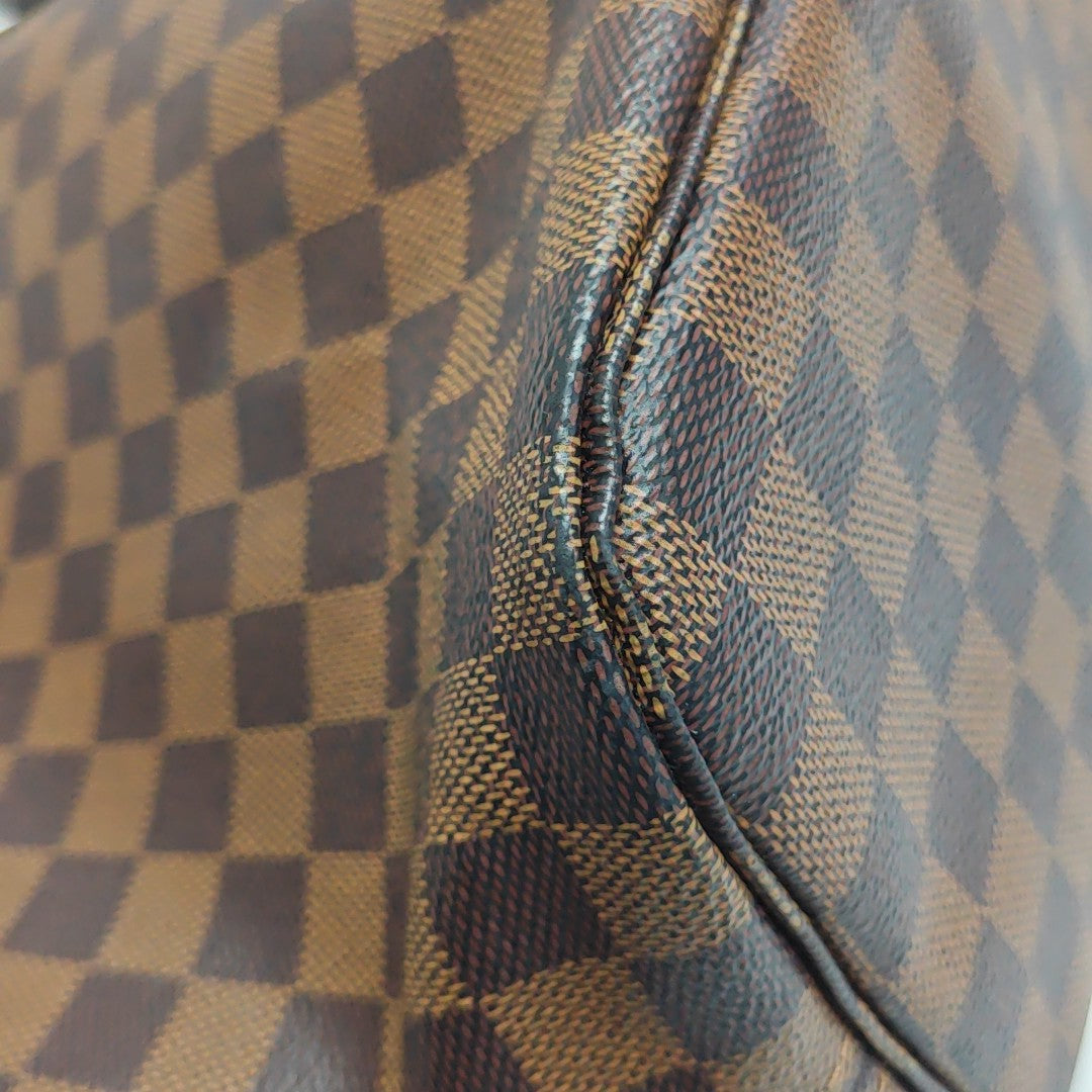 NEVERFULL MM Damier Ebene Coated Canvas Brown