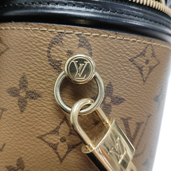 CANNES PM Monogram Coated Canvas Brown