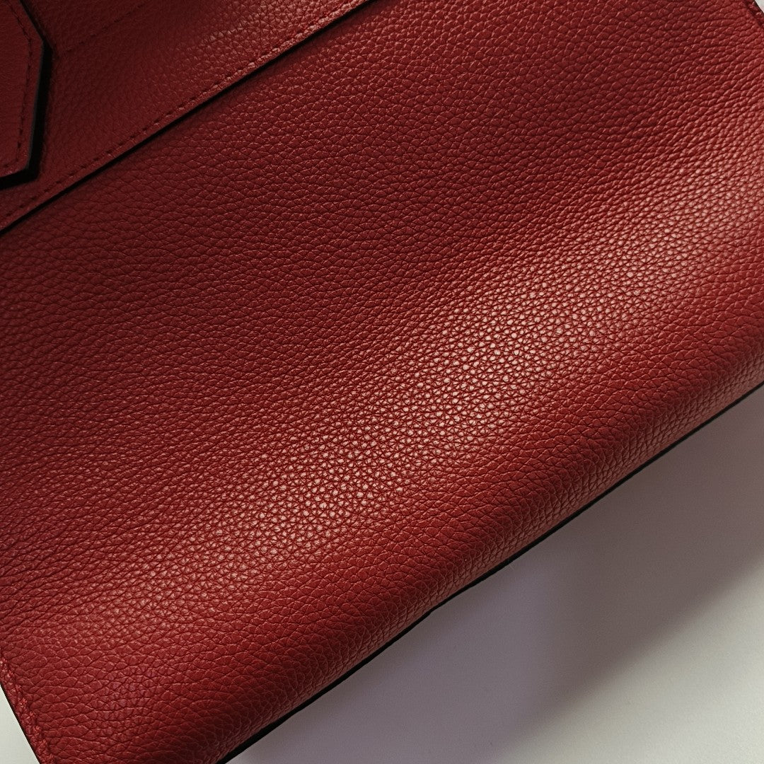 CITY STEAMER PM Calfskin Red