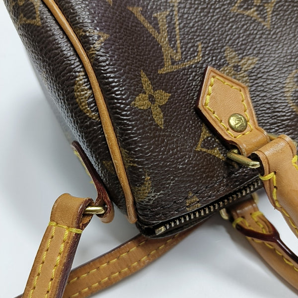 SPEEDY Nano Monogram lona revestida marrón