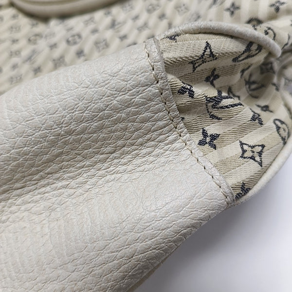 CROISETTE SAC MARINA Monogram Canvas White