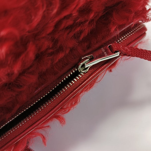 Fabric Backpack Red