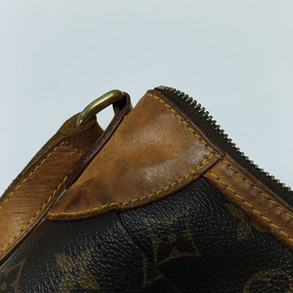 ODEON Monogram Coated Canvas Brown