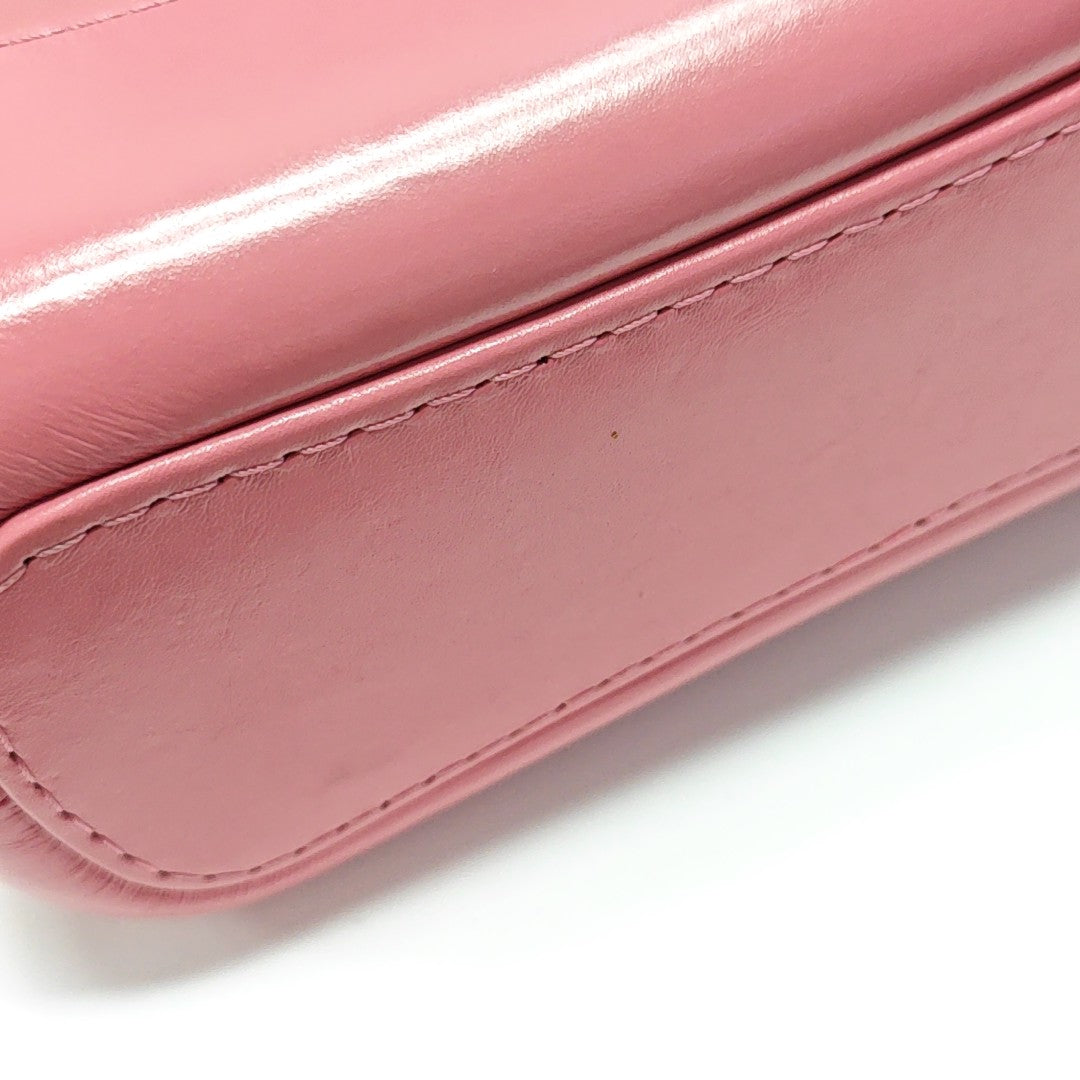 GABRIELLE Small Quilted Calfskin Red