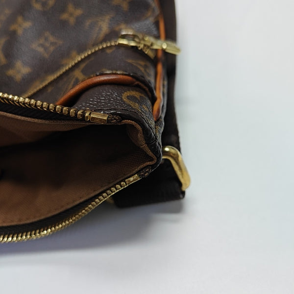 VALMY Monogram Coated Canvas Brown