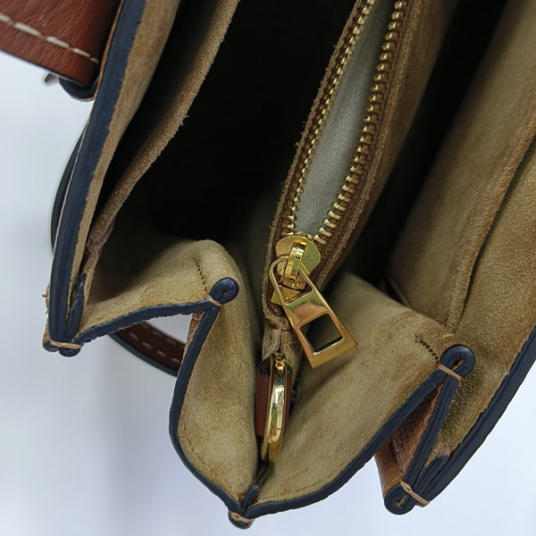 Gate Small Calfskin Brown