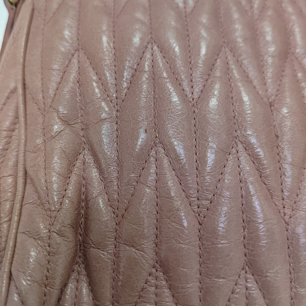 Calfskin Shoulder Bag Pink