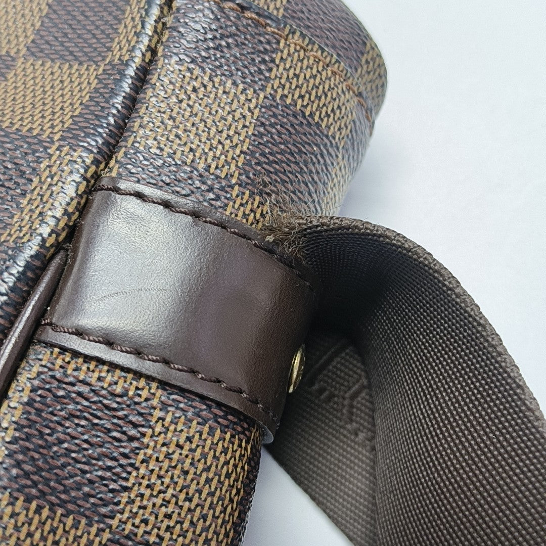 MELVILLE Damier Ebene Coated Canvas Brown
