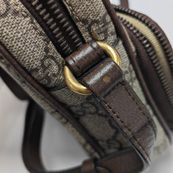 Neo Vintage Mini Monogram Coated Canvas Brown