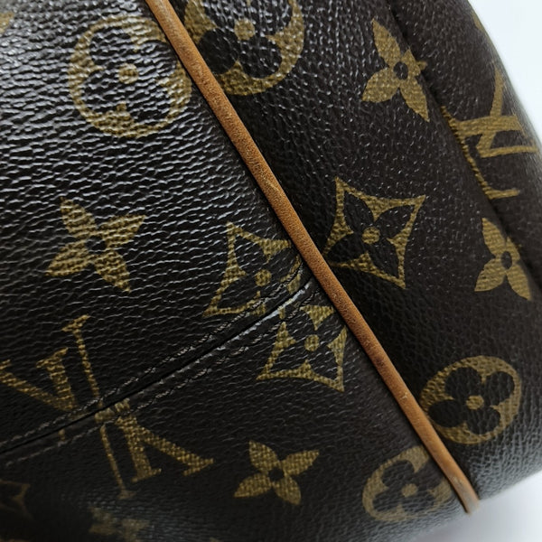 TOTALLY MM Monogram Coated Canvas Brown