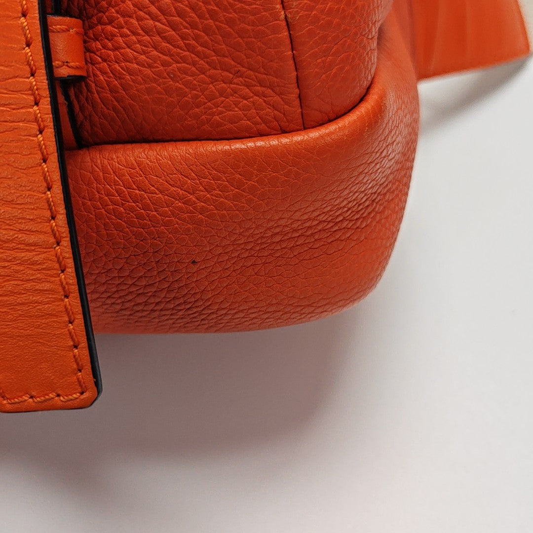Military Extra Small Calfskin Orange