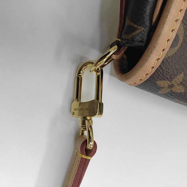 DIANE Monogram Coated Canvas Brown