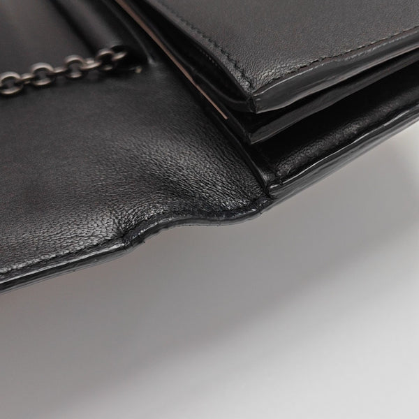 Lambskin Shoulder Bag Black