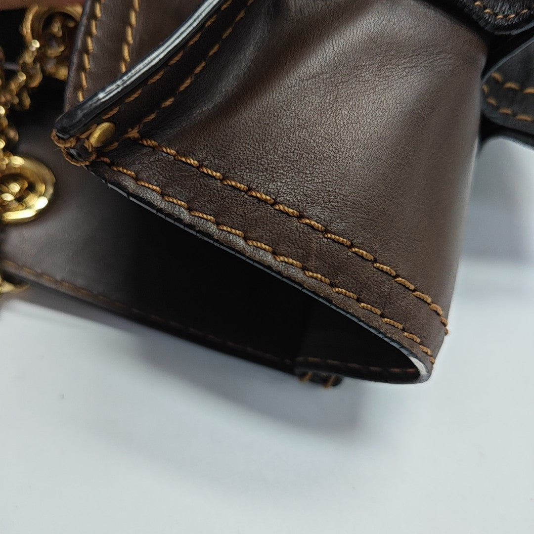 Calfskin Tote Bag Brown