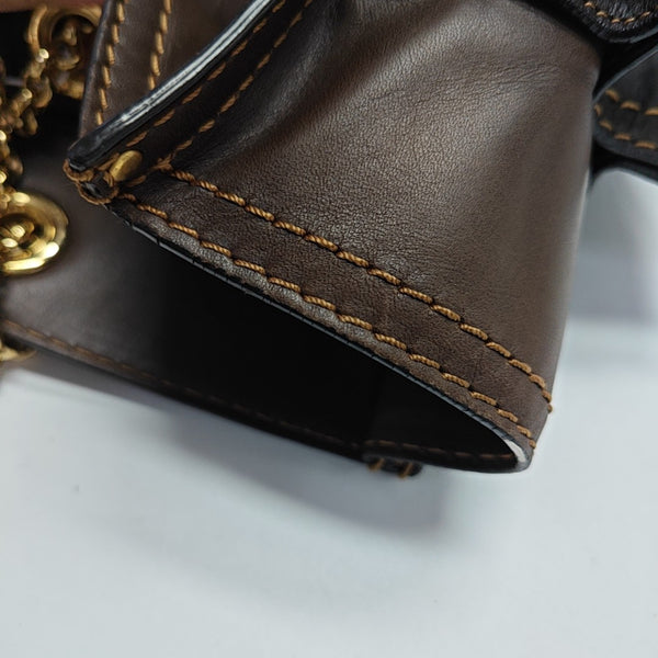 Calfskin Tote Bag Brown