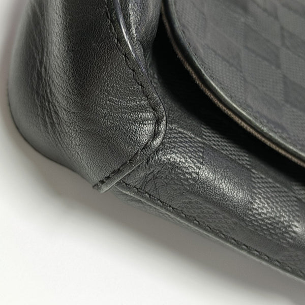 DISTRICT PM Damier Graphite Calfskin Black
