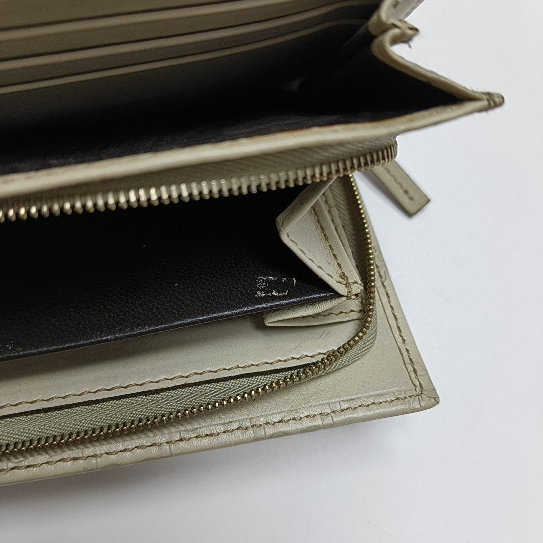 Monogram Calfskin Top Handle Bag Beige