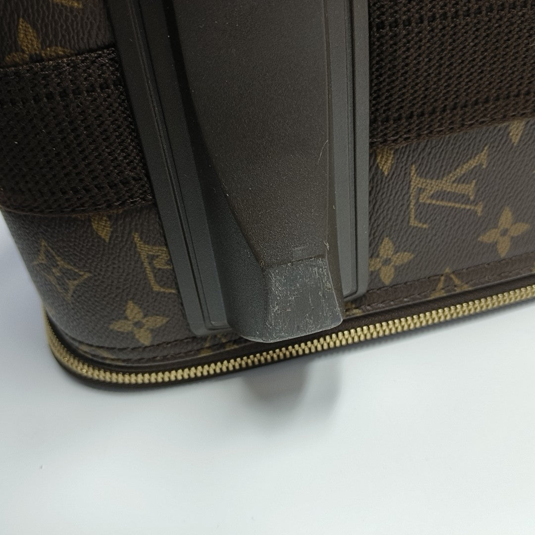 PEGASE Monogram Coated Canvas Brown
