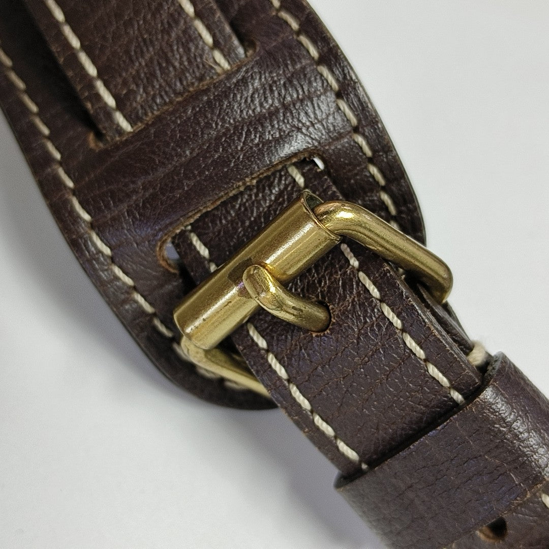 SAUMUR 28 Monogram Canvas Brown