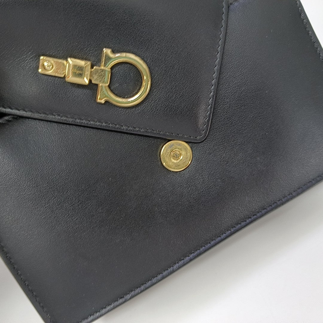 Ferragamo Studio Mini Calfskin Black