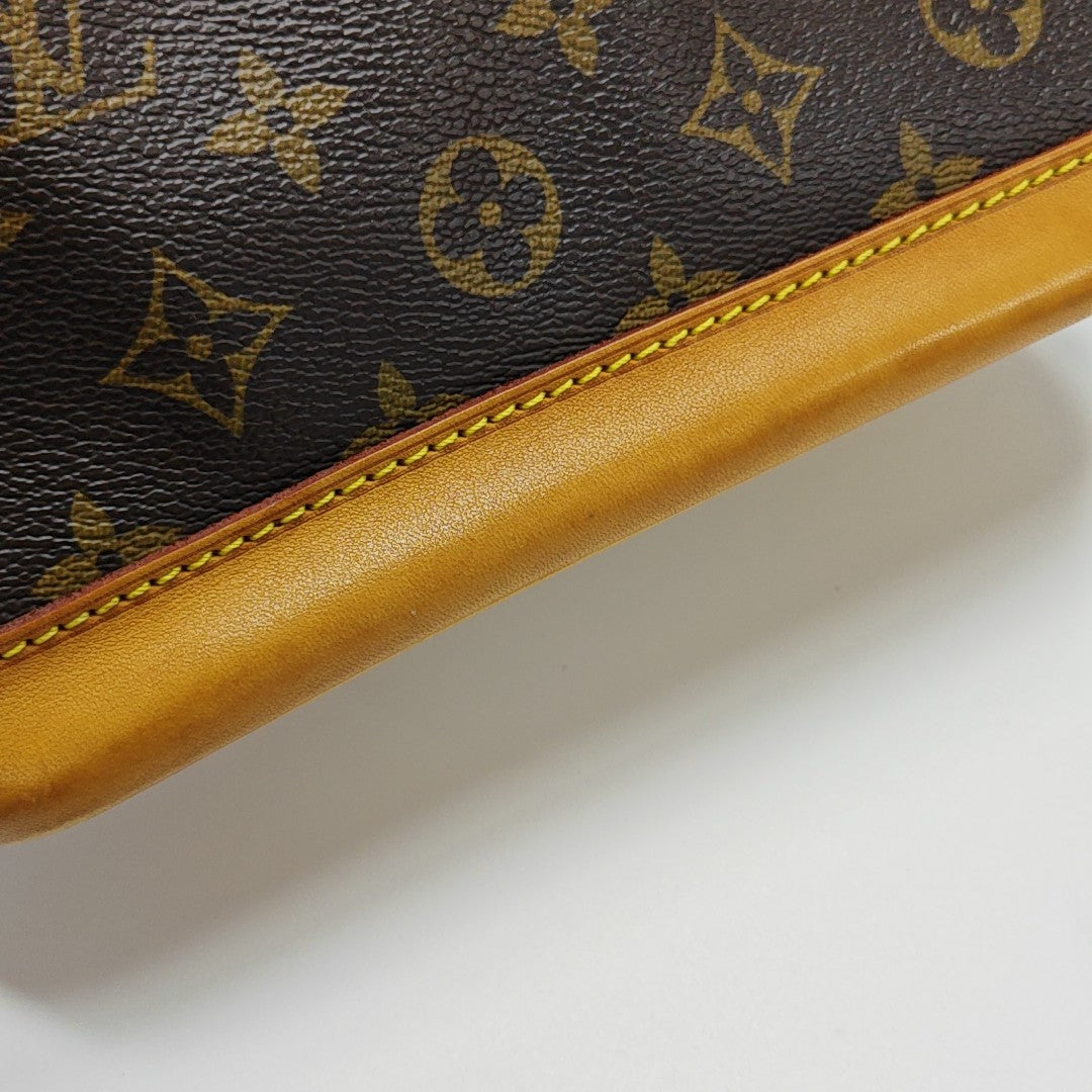 NOÉ BB Monogram Coated Canvas Brown