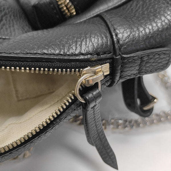 Calfskin Backpack Black