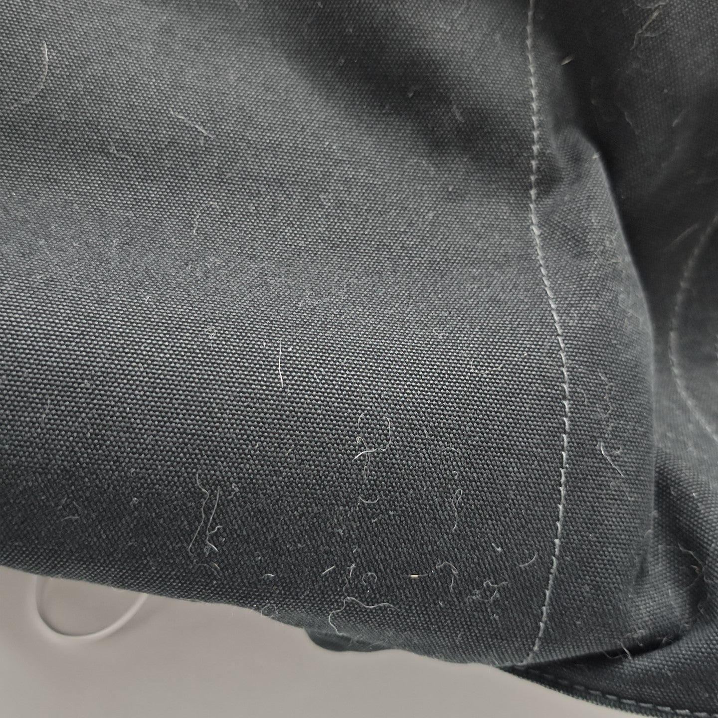 Canvas Top Handle Bag Black