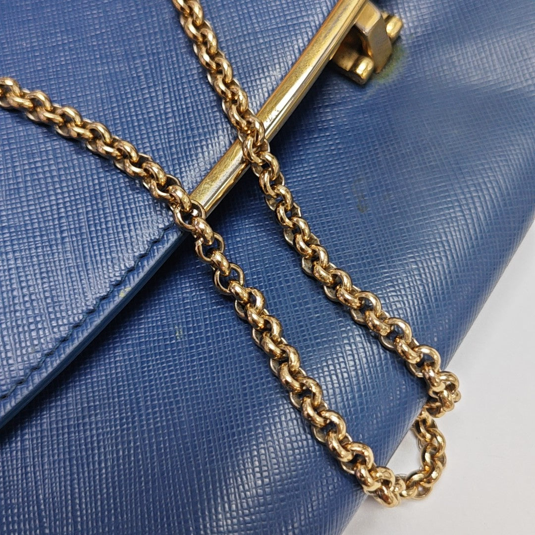 Gancini Calfskin Blue